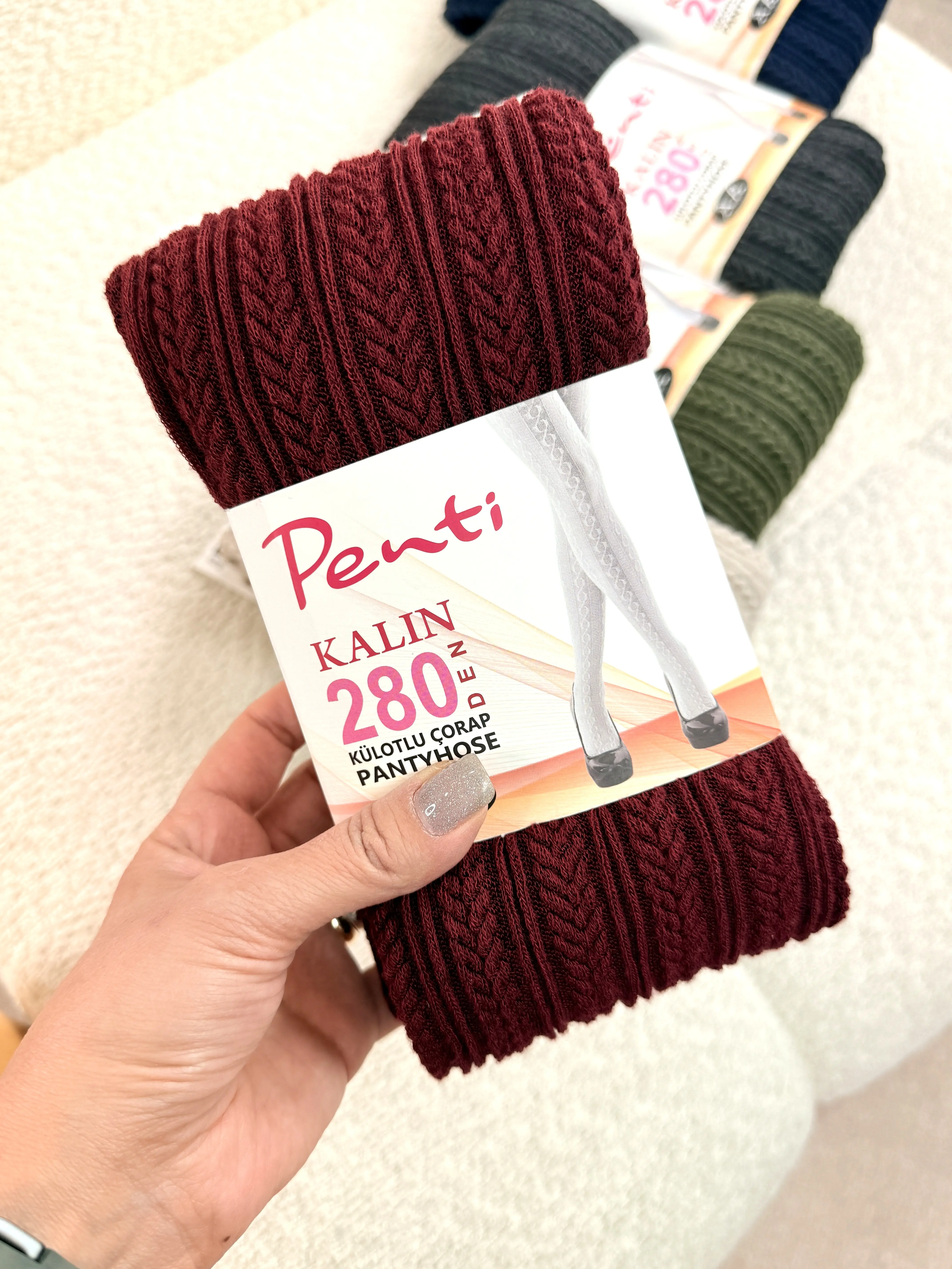 جوراب شلواری دونه گندمی